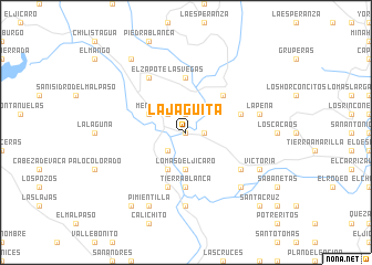 map of La Jagüita