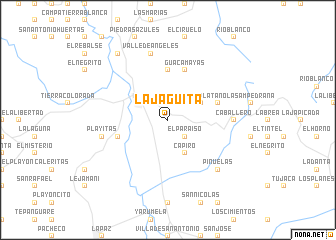 map of La Jagüita