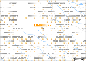 map of La Jainera