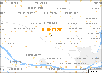 map of La Jametrie