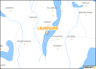 map of Laja Pujro