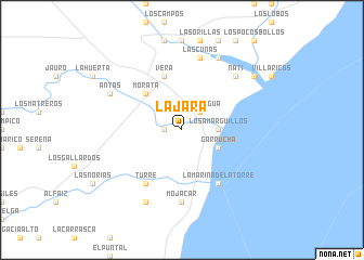 map of La Jara