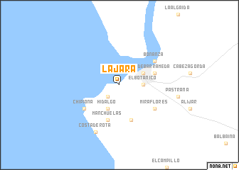 map of La Jara