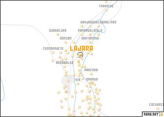 map of La Jara