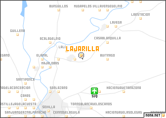 map of La Jarilla