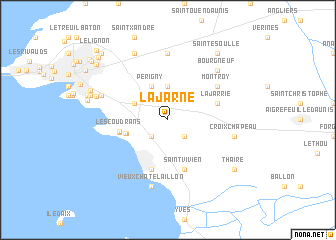 map of La Jarne