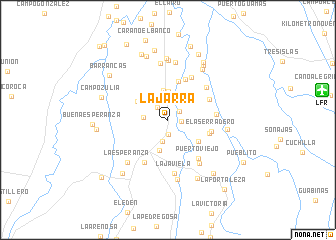 map of La Jarra