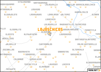 map of Lajas Chicas