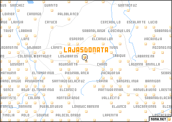 map of Lajas Donata