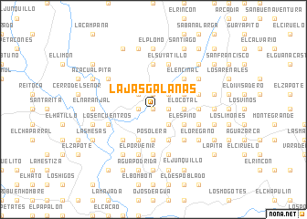 map of Lajas Galanas