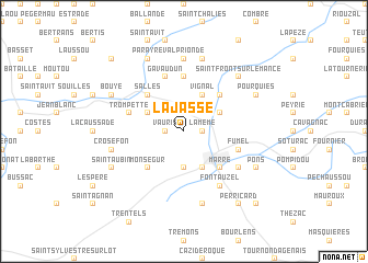 map of La Jasse