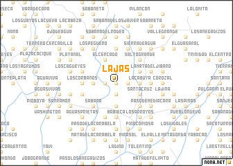 map of Lajas