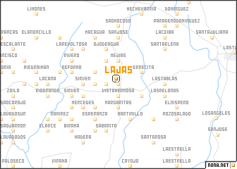 map of Lajas