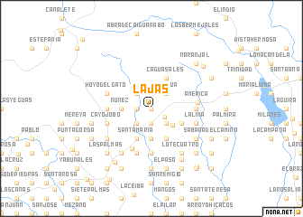 map of Lajas