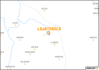 map of Lajatranca