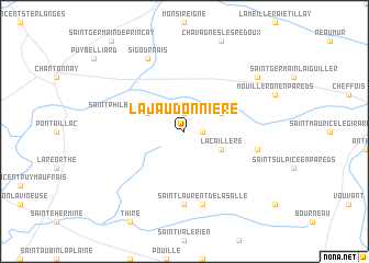 map of La Jaudonnière