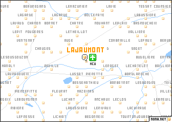 map of Lajaumont