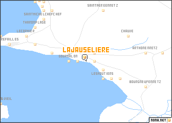 map of La Jauselière