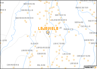 map of La Javiela