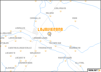 map of La Javierana