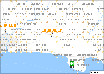 map of La Javilla