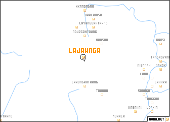 map of Lajawn Ga