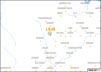 map of Laja