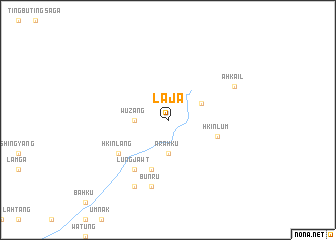 map of Laja