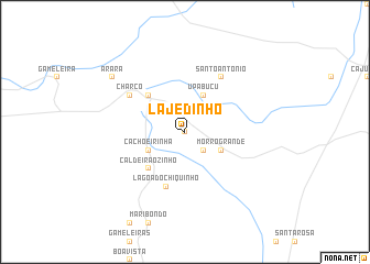 map of Lajedinho