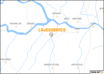 map of Laje do Banco