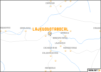 map of Lajedo do Tabocal