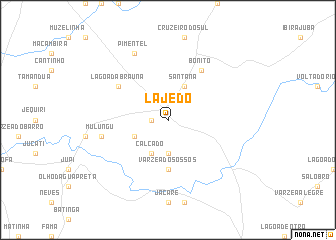 map of Lajedo