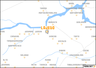 map of Lajedo