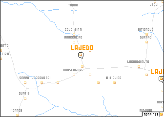 map of Lajedo