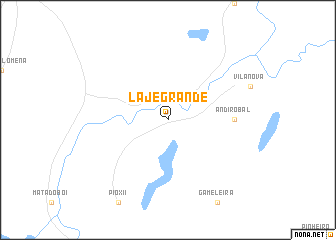 map of Laje Grande