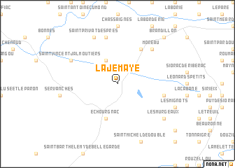 map of La Jemaye