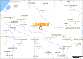 map of La Jerulé