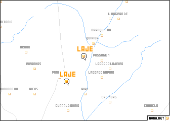 map of Laje