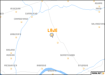 map of Laje