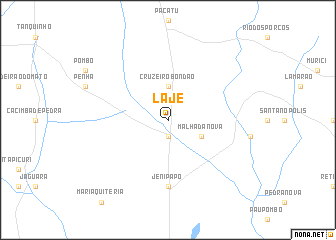 map of Laje
