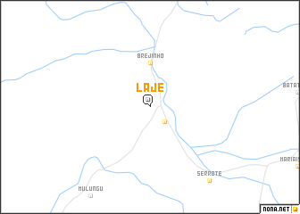 map of Laje