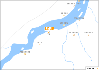 map of Laje