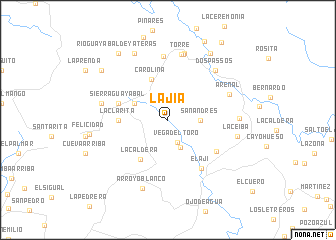 map of La Jía