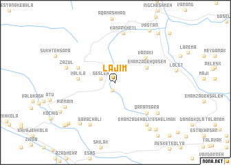 map of Lājīm