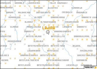 map of La Jina