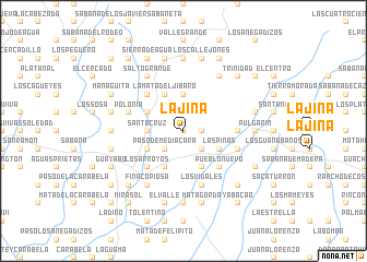 map of La Jina