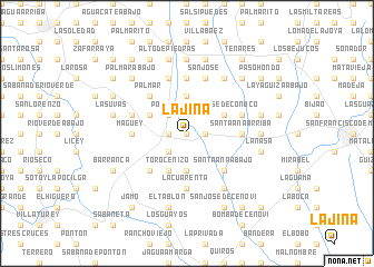 map of La Jina