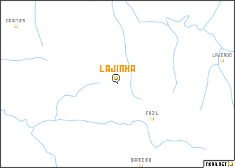 map of Lajinha