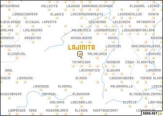 map of La Jinita