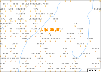 map of Laji Osun